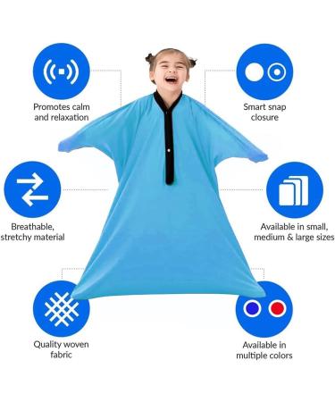 Sensory Sock Premium Updated Version | For Ages 3-18 | Durable Seams | Stretchy Body Sock for Children & Adults with Autism | Gray A, Size M (69*119cm) - Buy Online on SooperMarket.com