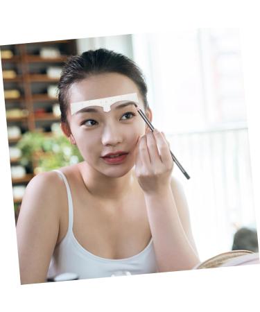 WOONEKY 2 Rolls Adhesive Brow Ruler Stickers Eyebrow Measuring Sticker Makeup Supplies White - Buy Online on SooperMarket.com