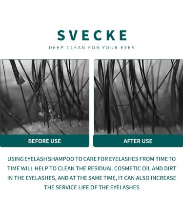 Eyelash Extension Shampoo & Brush - Paraben & Sulfate Free, 2.11 fl oz - Safe for Natural Lashes, Non-Irritating - Ideal for Salon and Home Use - Buy Online on SooperMarket.com