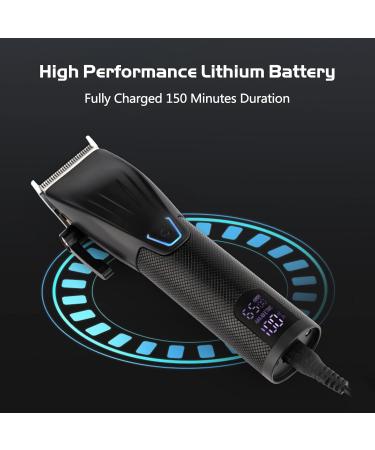 Professional Electric Hair Clipper Set | Speed Adjustable Low Noise Intelligent Display - Buy Online on SooperMarket.com
