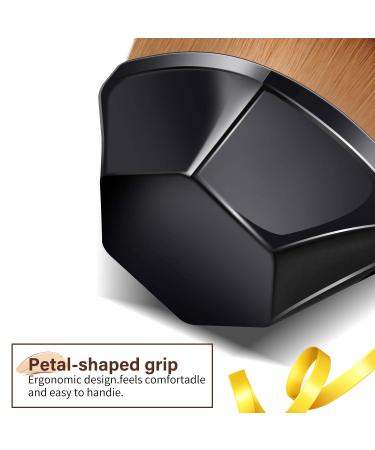 Flat Top Kabuki Foundation Makeup Brush for Blending Liquid and Powder Cosmetics (Black) - Buy Online on SooperMarket.com