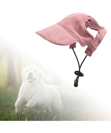 Predolo Pet Sports Hat - Fashionable Pink Dog Sun Hat with Ear Holes Sun Protection Cap for Small Dogs - XL Baseball Cap - Buy Online on SooperMarket.com