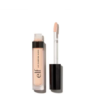 e.l.f.  Lip Plumping Gloss  Hydrating  Nourishing  Invigorating  High-Shine  Plumps  Volumizes  Cools  Soothes  Peach Bellini  Shimmer  0.09 Oz