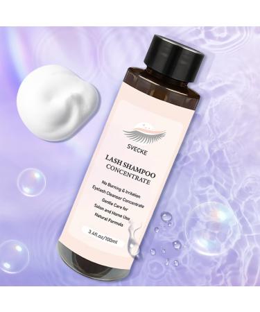 Premium Lash Shampoo Concentrate 100ml | Oil-Free Eyelash Extension Cleanser Kit | Ultimate Lash Cleaning Brush & Bottle - Buy Online on SooperMarket.com