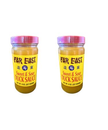 Sweet & Sour Sauce - 8 Ounce Jar of Chinese Duck Sauce Authentic Asian Sauce Duck (2-pack)