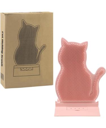 Ibluelover Cat Brush - Corner Grooming Massage Brush for Long & Short-Haired Cats - Pink Wall & Sofa Scratchboard - Buy Online on SooperMarket.com