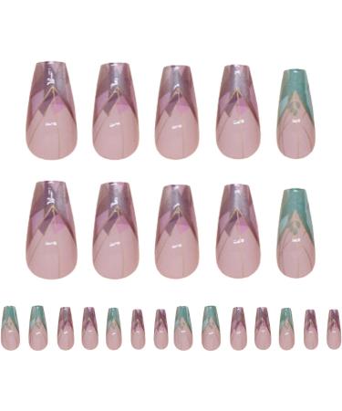 Press on Nails for Women | Colorful Press on False Nails User Friendly Fake Nails Set Cute Women False Nails for Holiday Dates Birthday Parties - Buy Online on SooperMarket.com