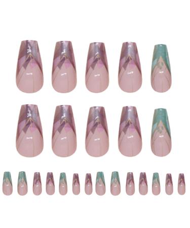 Shitafe Press on Nails for Women | Multipurpose Irregular False Nails Portable Women Press on Nails User Friendly Fake Nails for Dates Birthday Parties