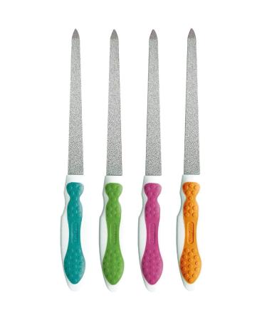 TITANIA soft-touch sapphire file 7" coarse and fine total length approx. 20 cm on blister card color-sorted 1 pack (1 x 27 g)