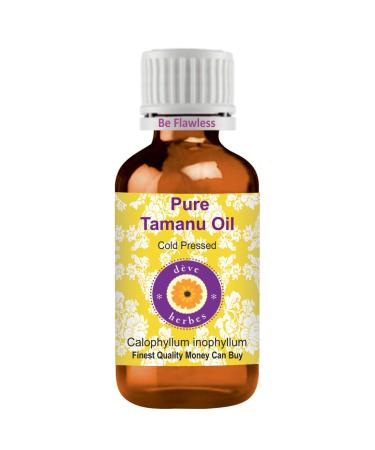 Deve Herbes Pure Tamanu Oil (Calophyllum inophyllum) Cold Pressed 50ml (1.69 oz)