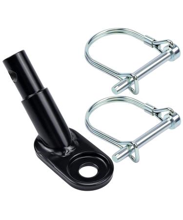 Bicycle trailer coupling trailer coupling Bicycle adapter universal bicycle clutch dog trailer dog trailer dog trailer dog trailer dog car for bicycle with 2stk fuse splint black