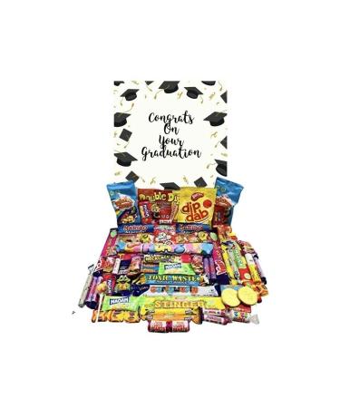 Congratulations Graduation Pick N Mix Ultimate Retro Sweet Box Candy Hamper