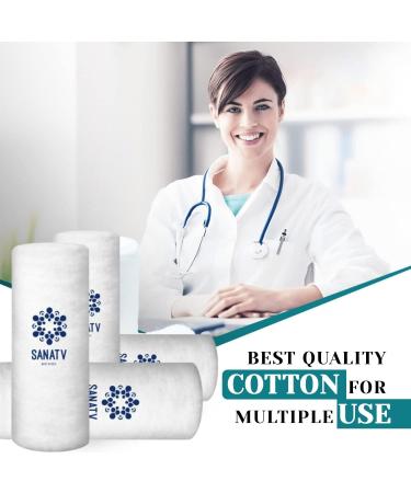Pure Absorbent Cotton Roll - 200g | Multi-Purpose Use | International Shipping - Buy Online on SooperMarket.com