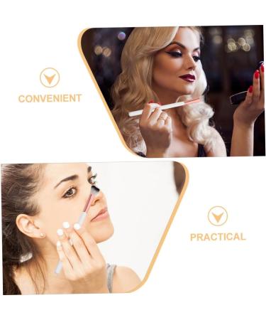 WOONEKY Fish Tail Brush Highlighter Blush Brush Loose Powder Brush Nose Shadow Brush Makeup Supplies White 18.50X1.00X1.00CM White - Buy Online on SooperMarket.com