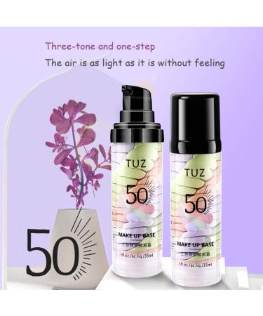 Skin Tone Correcting & Brightening Primer | Color Corrector Isolation Cream | Pore Cover & Oil Control | Moisturizing Primer in Pink, Green, Purple - Buy Online on SooperMarket.com