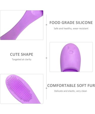 8pcs Pet Toothbrush Finger Dog Toothbrush Pet Two Finger Toothbrush Finger Brush for Dog Teeth Small Dog Toothbrush Silicone Wrap Two Finger Cat Toothbrush - Buy Online on SooperMarket.com