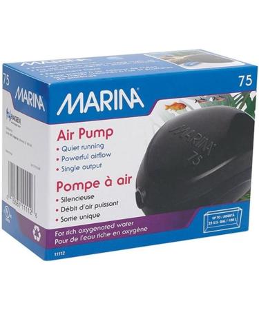 Marina 11114 Aeration Pump 100 for Aquariums up to 150L - Black | International Shipping Available - Buy Online on SooperMarket.com