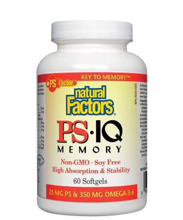 Natural Factors PSIQ Memory 60 Softgels