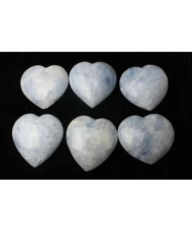 3.388lb Natural Gorgeous Celestite Heart Stone. Reiki Crystal Specimen JZIGTDEM