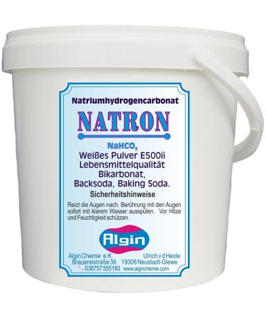 Algin Natron Baking Soda 1 litre bucket food grade