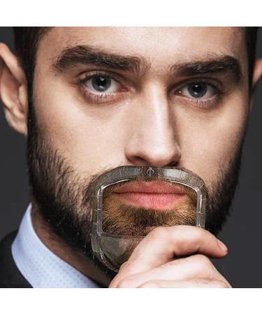 Speeate 5-Piece Bartformer Set - Transparent Bart Shaping Tool & Razor Template for Perfect Styling | Shop Men's Grooming - Buy Online on SooperMarket.com