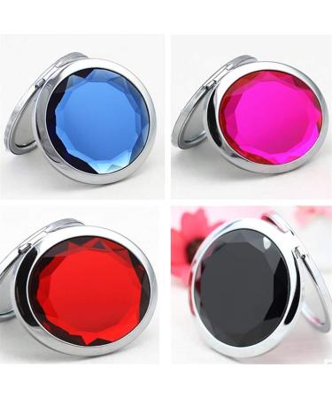 TANG SONG 12Pcs Double Compact Cosmetic Makeup Round Pocket Purse Magnification Jewel Mirror - Buy Online on SooperMarket.com