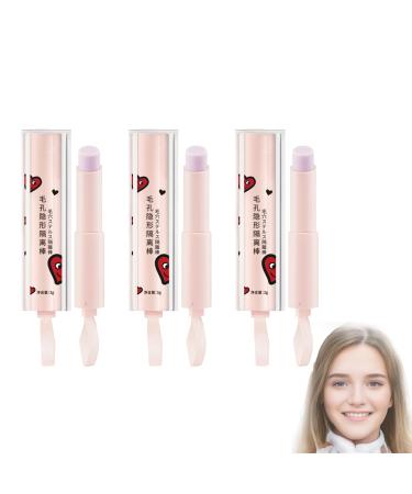 Statisticalt 2024 new magical pore eraser waterproof face primer stick pore eraser primer pore eraser waterproof face primer stick Waterproof Matte magic primer (3*pcs)