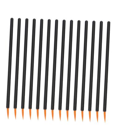 PLAFOPE 100pcs Disposable Eyeliner Brush Face Tools Eyeshadow Gel Eyeliner Brush Plastic Black