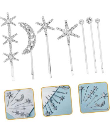 Mikinona 1 Set Fringe Bobby Pin Hair Accessories Wedding Hair Accessories for Women Side Clip Rhinestone Barrettes Girl Hair Clips Hair Barrette Hair Clips Star Hair Clip Alloy - Buy Online on SooperMarket.com