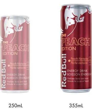 Red Bull Energy Drink Peach-Nectarine 355ml (24 pack) 355ml (Pack of 24) - Buy Online on SooperMarket.com