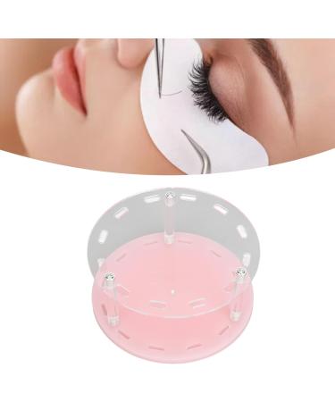 Acrylic Eyelash Tweezers Stand Holder 12 Holes Rotatable Design Organized Storage for Extension Tools (Terrazzo Pattern Color) - Buy Online on SooperMarket.com