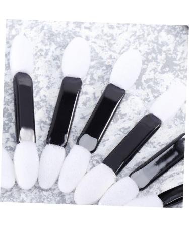 Mikinona Makeup Eyeshadow 100pcs Women s Suits Eyeshadow Sponge Brush Eye Shadow Applicator Set Travel Toolkit Cosmetic M White - Buy Online on SooperMarket.com