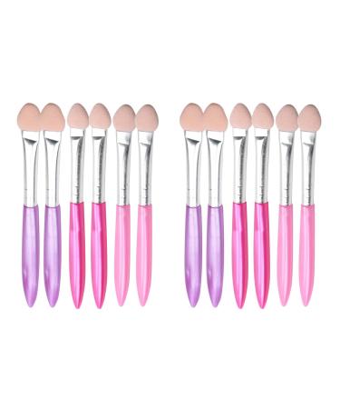 Ferleiss 12 Pieces One End Foam Tip Applicators Eyeshadow Brush