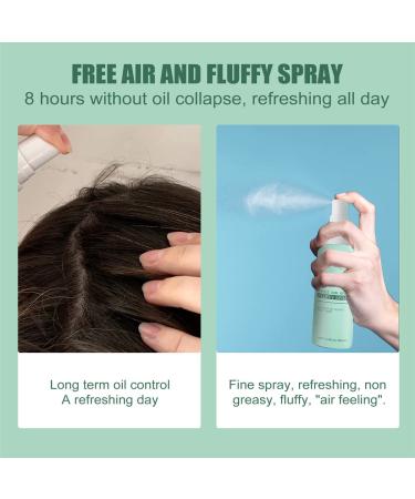LONGLUAN Leave-in Dry Hair Spray (3Pcs) - Oil-control Fluffy Volume Hairspray 3.38 oz for All Hair Types - Buy Online on SooperMarket.com