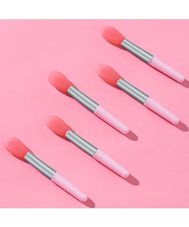 10PCS Portable Silicone Lip Brush Single Soft Head Lipstick Brushes Lip Makeup For Women Girls Silicone Lip Brush Applicator - Buy Online on SooperMarket.com