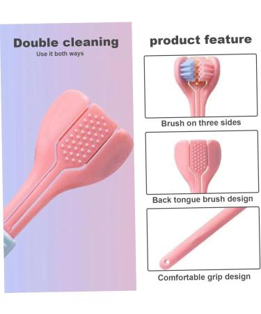 Buy 4PC Manual Toothbrush Set - 3 Page Bristle Path for Complete Dental Care - International Shipping - Buy Online on SooperMarket.com