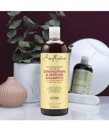 Shea Moisture Jamaican Black Castor Oil Strengthen, Grow & Restore Shampoo & Conditioner Set - 16 oz. & 13 oz. Combination Pack - Buy Online on SooperMarket.com