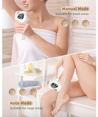 Buy Latest 3 in 1 IPL Hair Removal Device - 999 900 Pulses 9 Energy Levels Pain-Free | Best for Men & Women - Face Armpits Legs Body - Buy Online on SooperMarket.com