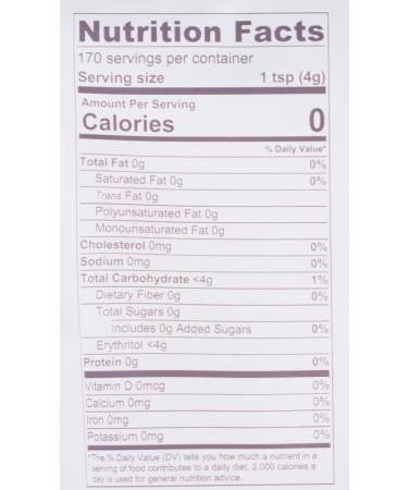 Z SWEET All-Natural Zero Calorie Sweetener 24 Oz - Non-GMO, Gluten-Free, Keto & Diabetic Friendly Erythritol Sugar Alternative - Buy Online on SooperMarket.com