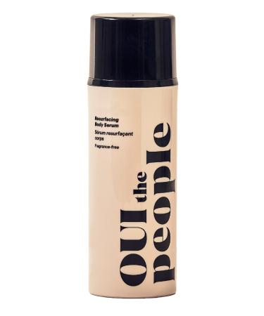 OUI the People Resurfacing Body Serum - Overnight AHA BHA and PHA Formula for Smoother Brighter Skin - Dissolves Dead Cells Unclogs Pores - 3.3 oz