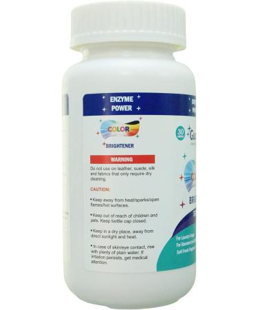 Color Brightener & Stain Remover Tablets | Enzyme-Powered Color Safe Bleach - 30 Loads - Eco-Friendly & Effective - Buy Online on SooperMarket.com