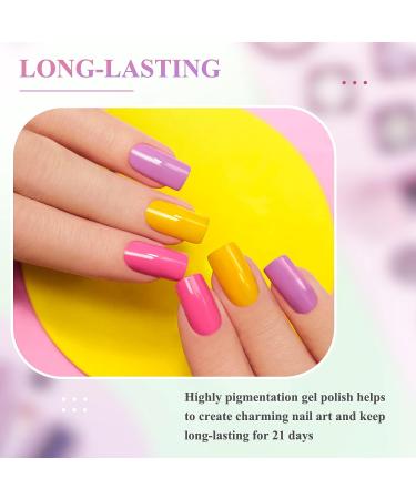 SAVILAND 42PCS Gel Nail Polish Kit - 32 Colors 7.5ML Set with Bases, Glossy & Matte Top Coats - Summer Gel Manicure DIY Gift - Buy Online on SooperMarket.com