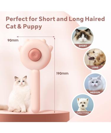 Baytion Self Cleaning Slicker Pet Brush for Cats and Dogs - Grooming Tool for Undercoat Mats, Tangled Hair, and Shed Fur - Buy Online on SooperMarket.com
