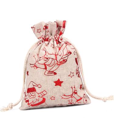 KOMBIUDA 50 Pcs Calendar Chritmas Candy Chrismas Garland Pouch for Christmas Storage Bag Drawstring Size 2 As Shown - Buy Online on SooperMarket.com