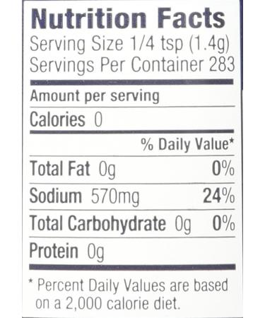 Morton Sea Salt Mill Refill 14 oz Canister - Pack of 2 | Finest Quality Sea Salt Crystals - Buy Online on SooperMarket.com