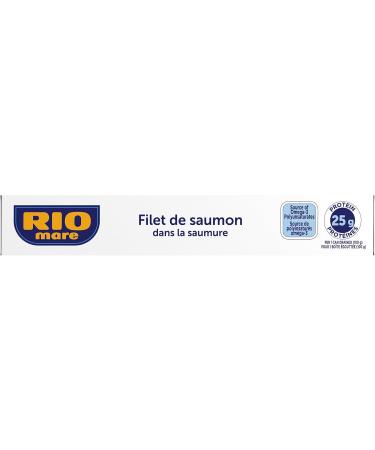 Rio Mare - Salmon Fillet in Water - Made in Italy Skinless & Boneless - Whole Salmon Fillet - 125g - Buy Online on SooperMarket.com