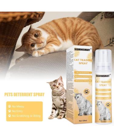 Segminismart Cat Defense Spray - Scratch-Resistant Anti-Scratch Protection for Cats & Dogs Furniture Guard 120ml - Buy Online on SooperMarket.com