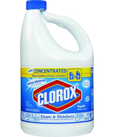 Clorox Concentrated Regular Bleach 121 OZ (Pack of 3)
