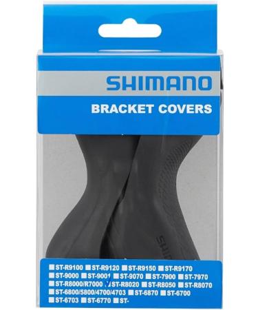 SHIMANO Dura-Ace ST-R9150 Di2 Lever Hoods Black - Pair | Replacement STI Lever Covers - Buy Online on SooperMarket.com