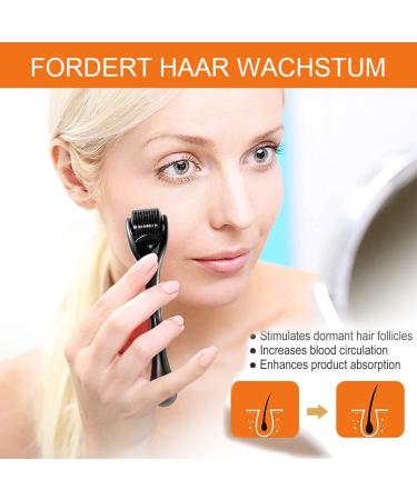 Beard Roller 0.5mm - Microneedle Dermaroller for Beard Growth & Care | 1 Pack - Buy Online on SooperMarket.com